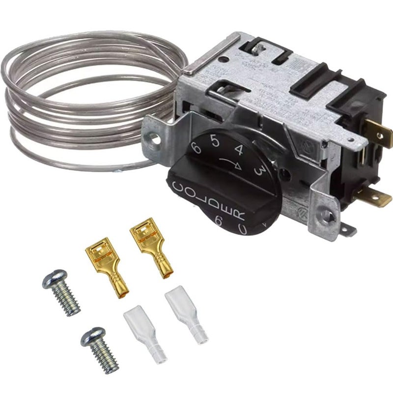 GALEPICK Upgraded 988284 Refrigerator Thermostat Temperature Control Kit Compatible for True Refrigerators800382 077B6856 Freezer Thermostat， Fit for TSSU, TUC, TWT, TPP, GDM, GEM,TBB, TCM, TDD, TGU, TGW, TMC - Image 1